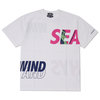 WIND AND SEA × HYSTERIC GLAMOUR SEA+HYS TEE WHITE画像