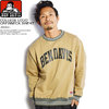 BEN DAVIS COLLEGE LOGO CREWNECK SWEAT -BEIGE- C-0780064画像