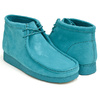 Clarks WALLABEE BOOT TEAL SUEDE 26154739画像