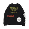 ATMOS LAB COCA-COLA BY ATMOS LAB DRINK DELICIOUS LS TEE BLACK AT20-050-BLK画像