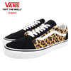 VANS Old Skool Black/True White Leopard VN0A4U3B3I6画像