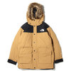 THE NORTH FACE MOUNTAIN DOWN COAT UTILITY BROWN ND91935画像