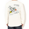 STUSSY Solar System Pigment Dyed L/S Tee 1994645画像