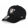 '47 Brand ANAHEIM MIGHTY DUCKS CLEAN UP STRAPBACK CAP BLACK H-RGW25GWS-BKH画像