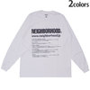 NEIGHBORHOOD 20AW ID/C-TEE.LS 202PCNH-LT05画像