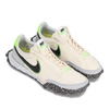 NIKE WAFFLE RACER CRATER PALE IVORY/BLACK-ELECTRIC GREEN CT1983-102画像