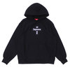 Supreme 20FW Cross Box Logo Hooded Sweatshirt BLACK画像