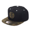 Mitchell & Ness CAMO INFILL SNAPBACK (Brooklyn Nets) BLACK CAMO画像