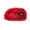Supreme × THE NORTH FACE 20FW Faux Fur Waist Bag RED画像