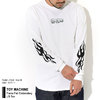 TOY MACHINE Flame Fist Embroidery L/S Tee TMPBLT1画像
