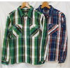 THE FLAT HEAD FN-SNR-002L CHECK WORKFLANNELNEL SHIRT画像