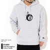 STUSSY 8 Ball Man Applique Pullover Hoodie 118406画像