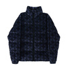 UNKNOWN DOWN FILLED VELOUR PUFFER BLACK D1-06701-001画像