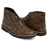 Clarks DESERT BOOT DARK TAN SNAKE 26155674画像