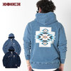 ANIMALIA INDIGO Z/U HOODIE - CHIMAYO AN21S-SW03画像