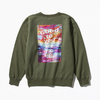 Kinetics TIME WARP CREW SWEAT OLIVE KNAW20CS02-OLV画像