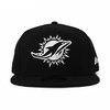 NEW ERA MIAMI DOLPHINS 9FIFTY SNAPBACK CAP BLACK NR7041911画像