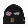 NEW ERA BOSTON RED SOX WORLD CHAMPION BEANIE BLACK NR12638433画像