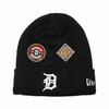 NEW ERA DETROIT TIGERS WORLD CHAMPION BEANIE BLACK NR12638430画像