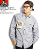 BEN DAVIS WIDE SILHOUETTE PATTERNED SHIRTS -HICKORY- G-1380009画像
