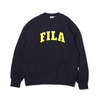 FILA COLLEGE LOGO CREWNECK NAVY FS0109-82画像