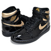 NIKE AIR JORDAN 1 RETRO HIGH OG black/metallic gold-black 555088-032画像