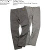 BURGUS PLUS Lot.401Z Zip Fly Twisted Heather Heavy Serge Trousers 401Z-71画像