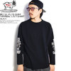 The Endless Summer MOTEL PUTS SURF THERMAL L/S T-SHIRT -BLACK- FH-1374318画像