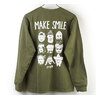 gym master MAKE SMILE ロンTEE オリーブ G533627画像