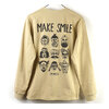 gym master MAKE SMILE ロンTEE ライトベージュ G533627画像