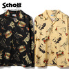 Schott HAWAIIAN LS SHIRT TATTOO 3115054画像