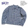 SUN SURF MUSASHIYA PALAKA CHECK WORK JACKET SS14802画像