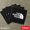 THE NORTH FACE TNF Square Logo Sticker Mini BLACK NN32015画像