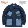 SUGAR CANE Light INDIGO DUCK FATIGUE JACKET SC13505画像