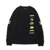 atmos WWAR LS TEE BLACK MAT21-S015画像