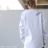 WTW BACK LOGO TEE L/S WHITE画像