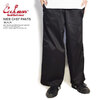 COOKMAN WIDE CHEF PANTS BLACK 231-11835画像