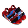 UGG Fluff Yeah Slide Cali Collage RED 1118164-RED画像