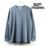 gym master メンズ ローゲージ鹿の子ビッグロンT ライトブルー G533686-52画像