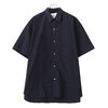 STUDIO NICHOLSON SORONO POWDER COTTON OVERSIZED SHORTS SLEEVE SHIRT画像