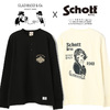 Schott × GLAD HAND ONESTAR LADY STANDARD HENRY LS T-SHIRT 71821103画像