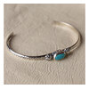 First American Traders TURQUOISE SILVER BLACELET BLACELET-A画像