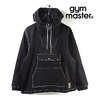 gym master ガーメントウォッシュアノラックパーカー ブラック G557679-05画像