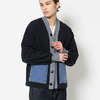 AVIREX DENIM POCKET SWEAT CARDIGAN 6113322-画像