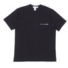 COMME des GARCONS SHIRT Plain With Front Logo Tee BLACK画像