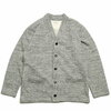 BURGUS PLUS Covert Black Sweat Cardigan BP20602画像