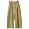 STUDIO NICHOLSON SORTE PEACHED COTTON TWILL VOLUME PLEAT PANTS SNM-351画像