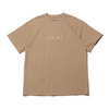 atmos EMBROIDERY LOGO TEE BEIGE MAT21-S017画像