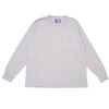 THE NORTH FACE PURPLE LABEL 7oz L/S Pocket Tee AH(Asphalt Gray) NT3102N画像
