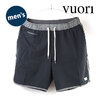 Vuori BANKS SHORT BLACK LINEN TEXTURE V330/5036002画像